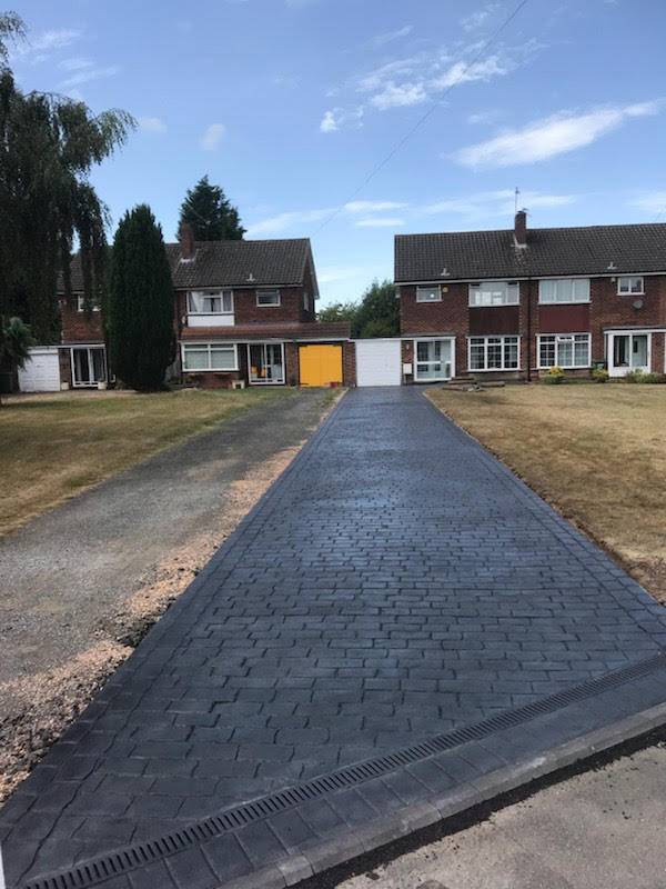 After we have installed our driveways in Wolverhampton